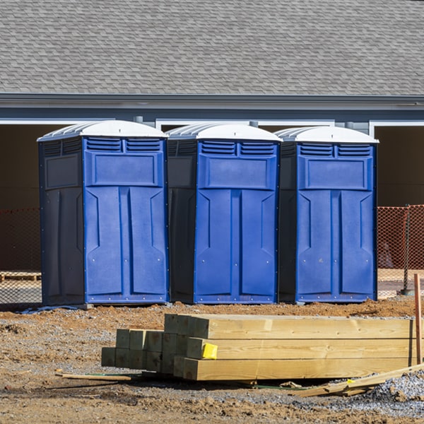 are there any restrictions on where i can place the porta potties during my rental period in Staatsburg NY